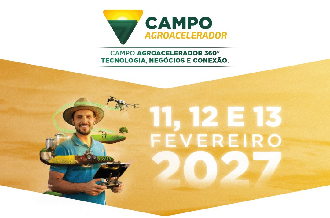 Campo Agroacelerador: 11, 12 e 13 de fevereiro de 2027