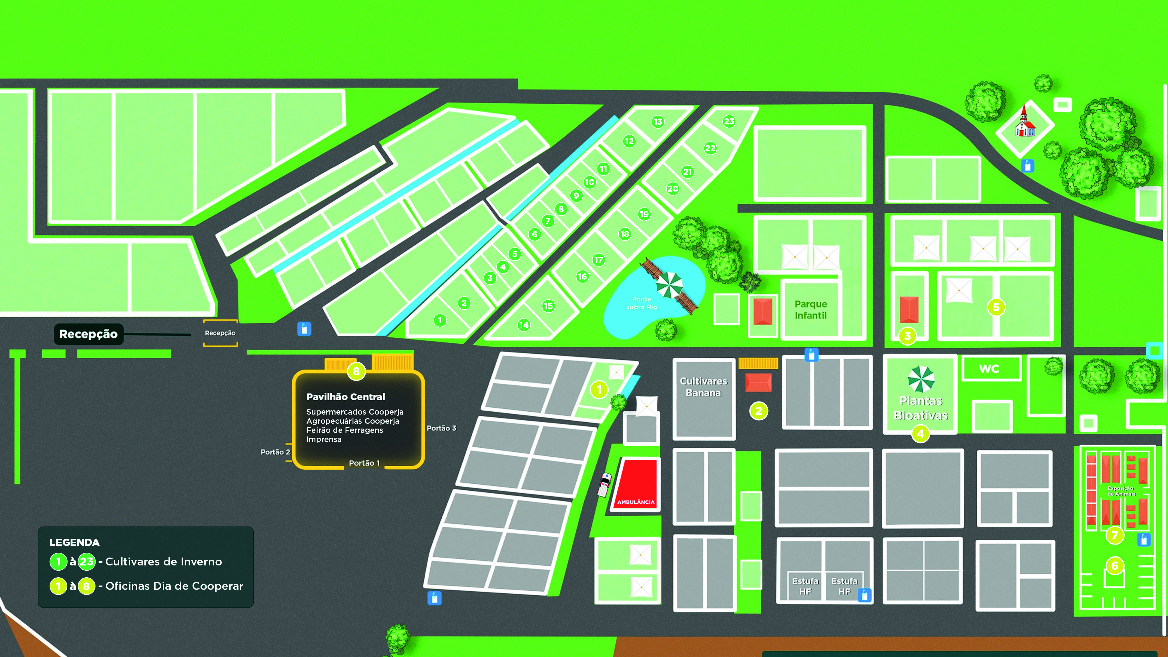 Mapa do Evento