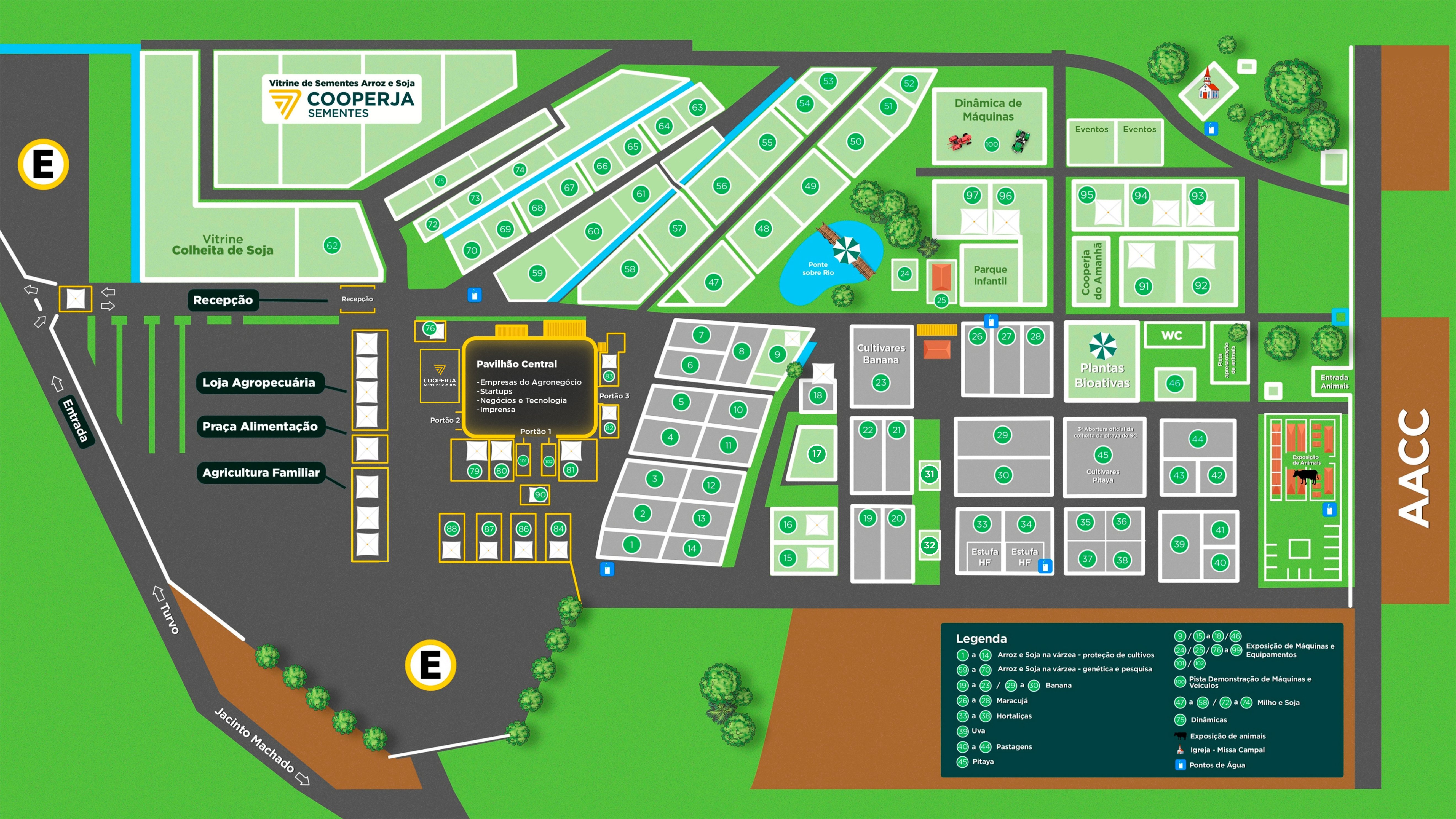 Mapa do Evento
